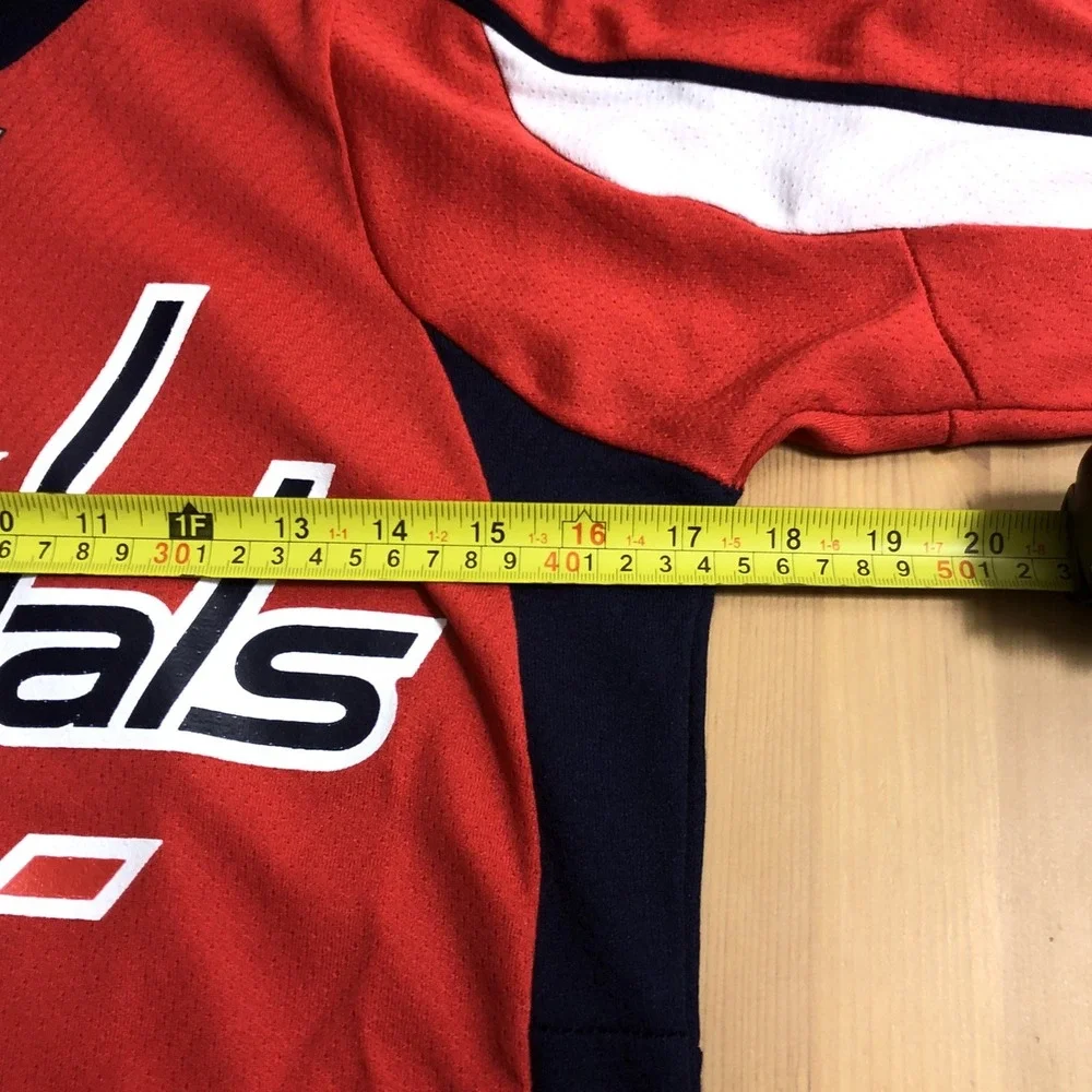 Reebok Premier NHL Washington Capitals Backstrom #19 Hockey Jersey Youth S/M Red